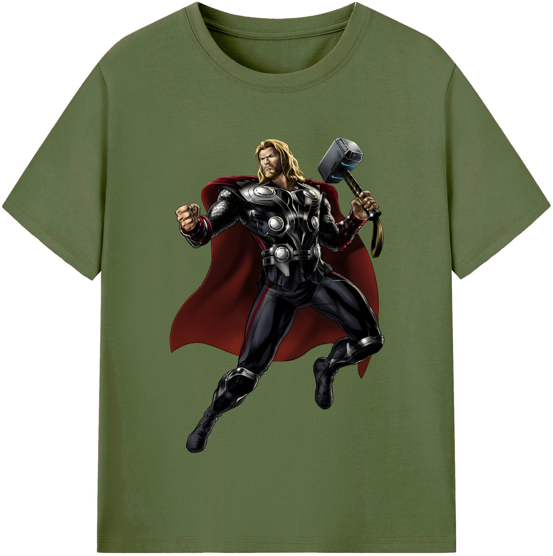 （画像用） アベンジャーズ The Avengers 綿100％半袖Tシャツ（フロントプリント）